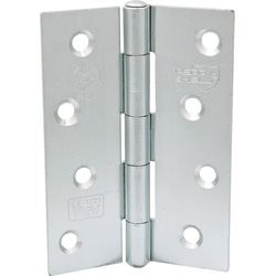 Unbranded Grade 7 Spun Pin Fire Door Hinge 100mm Bright Zinc Plated - 93217 - from Toolstation