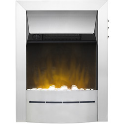 Dimplex / Dimplex Sevena Ecolite Stainless Steel Inset Electric Fire