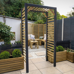 Forest / Forest Garden Slatted Arch 220cm(h) x 113cm(w) x 74cm(d)