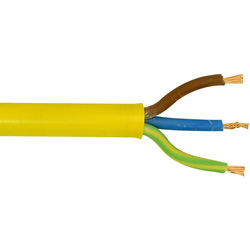 Pitacs Pitacs Arctic PVC Cable (3183A) 1.5mm2 x 100m Yellow Drum - 93528 - from Toolstation
