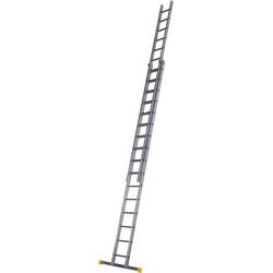 Werner Pro Square Rung Double Extension Ladder 4.7M