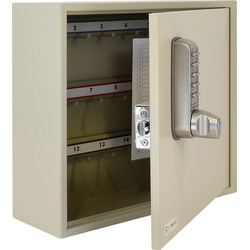 Key Secure By Codelocks Original Key Cabinet with CL2255 Electronic Lock 25 Padlock Hooks