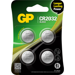 GP  GP Lithium Coin CR/DL2032 3V - 93621 - from Toolstation