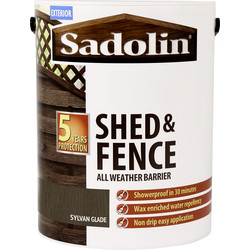 Sadolin Sadolin Shed & Fence Treatment 5L Sylvan Glade - 93646 - from Toolstation