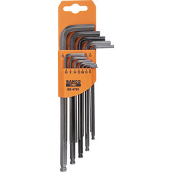 Bahco Ball End Hex Key Set Imperial