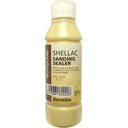 Barrettine Natural Pale Shellac Sanding Sealer 250ml - 94067 - from Toolstation