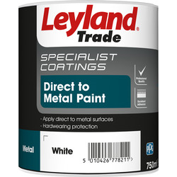Leyland Trade Direct to Metal Paint 750ml White