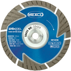 Mexco General Purpose Concrete Flush Cut Diamond Blade 125mm