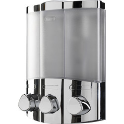 Croydex Croydex Euro Trio Soap Dispenser Chrome - 94440 - from Toolstation