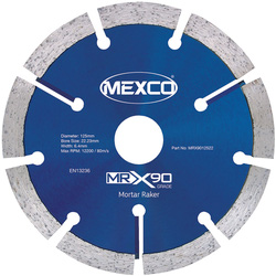 Mexco Premium Mortar & Brick Raking Diamond Blade 125mm x 6mm