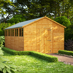 Power / Power Apex Shed 20' x 10'
