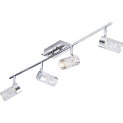 Spa Felix Bathroom Bubble 4lt LED Bar Chrome Bathroom Fitting 4x 20w Max LED