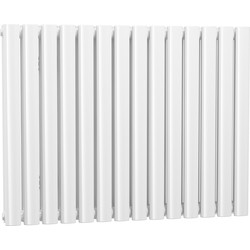 Cassellie / Double Panel Horizontal Designer Radiator 633 x 826mm White 3320Btu