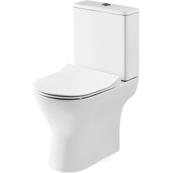 nuie Freya Close Coupled Toilet and Slim Seat 