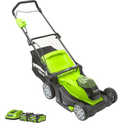 Greenworks Greenworks 40V 41cm Cordless Lawn Mower 2 x 2.0Ah - 95410 - from Toolstation