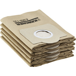 Karcher Karcher Wet & Dry Vacuum Paper Filter Bags  - 95539 - from Toolstation