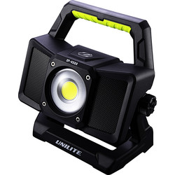 Unilite SP-4500 Rechargeable Speaker Site Light 4500lm - 95910 - from Toolstation