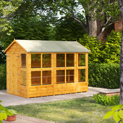 Power Apex Potting Shed 10' x 6' - Double Doors