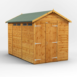 Power Apex Security Shed 10' x 6' - Double Doors