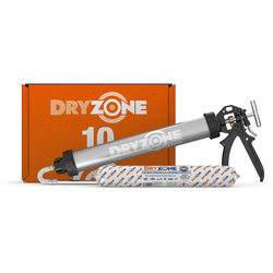 Dryzone / Dryzone 600ml Damp Proofing Injection Cream (10 Pack) + Dryzone DPC Application Gun 600ml