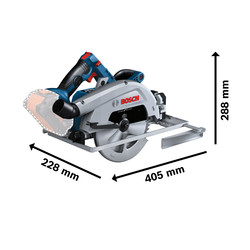 Bosch 18V Bi Turbo Brushless 190mm Circular Saw GKS18V-68 GC Connected