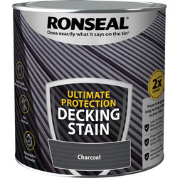 Ronseal Ronseal Ultimate Protection Decking Stain 2.5L Charcoal - 96466 - from Toolstation
