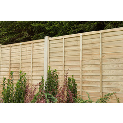 Forest Garden Pressure Treated Superlap Fence Panel 6' x 5'6"