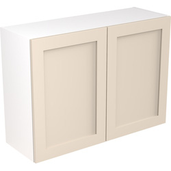 Kitchen Kit Ready Made Shaker Kitchen Cabinet Wall Unit Ultra Matt Cashmere 1000mm