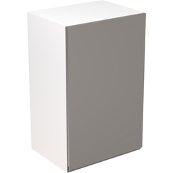Kitchen Kit Flatpack J-Pull Kitchen Cabinet Wall Unit Super Gloss Dust Grey 450mm