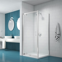 Merlyn NIX / Merlyn NIX Pivot Shower Enclosure Door and Side Panel 1000 x 800mm
