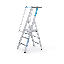 Zarges / Zarges Safemaster S Platform Step Ladder 3 Tread 2150 x 620 x 210mm