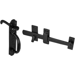 Old Hill Ironworks Lakeland Thumb Latch on Plate 185mm x 40mm