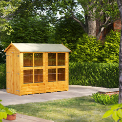 Power Apex Potting Shed 8' x 4'- Double Doors