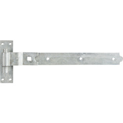 GateMate GateMate Cranked Band & Hook on Plate 450mm Galvanised - 97121 - from Toolstation
