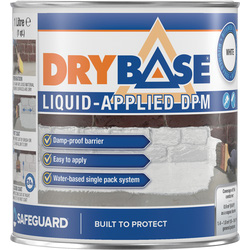 Safeguard / Drybase Liquid Damp-proof Membrane 1L White