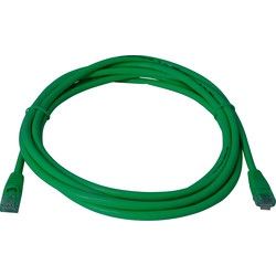 1.0m CAT5E UTP Patch Lead Green - 97203 - from Toolstation