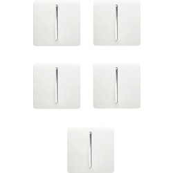 Trendiswitch White 1 Gang 2 Way 10 Amp Switch (5 Pack) 1 Gang 2 Way