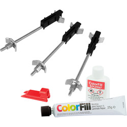 Unika ColorFill Worktop Installation and Repair Kit Black - 97633 - from Toolstation