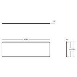 Ideal Standard Unilux Plus+ Bath Front Panel