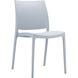 Maya Side Chair Silver Grey
