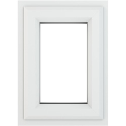 Crystal uPVC Window Clear Glazing Top Opener 610mm x 610mm White