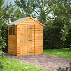 Power / Power Overlap Apex Shed 4' x 6'