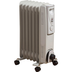 Fine Elements 1.5kW Oil Filled Radiator 1500W - 98532 - from Toolstation