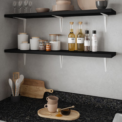 Rothley London White Shelf Bracket