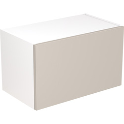 Kitchen Kit Ready Made Slab Kitchen Cabinet Wall Bridge Unit Super Gloss Light Grey 600mm