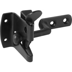 Heavy Auto Gate Latch Black - 98699 - from Toolstation