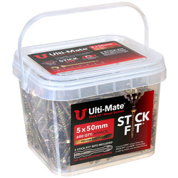 Ulti-Mate Stick-Fit Woodscrews Tub 5.0 x 50mm