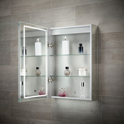 Sensio Sonnet Single Door LED Mirror Cabinet