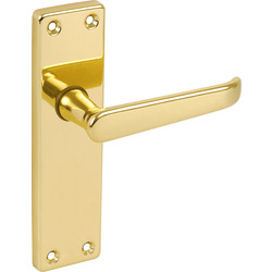 Urfic Victorian Straight Brass Handle Latch - 99481 - from Toolstation
