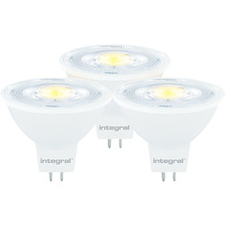 Integral LED Integral LED 12V MR16 GU5.3 Lamp 6.1W Warm White 621lm - 99534 - from Toolstation